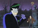 Batman Beyond Original Production Cel on Original Background: Terry McGinnis and Jokerz Online now