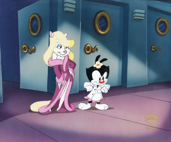 Animaniacs Original Production Cel: Minerva and Dot Cheap