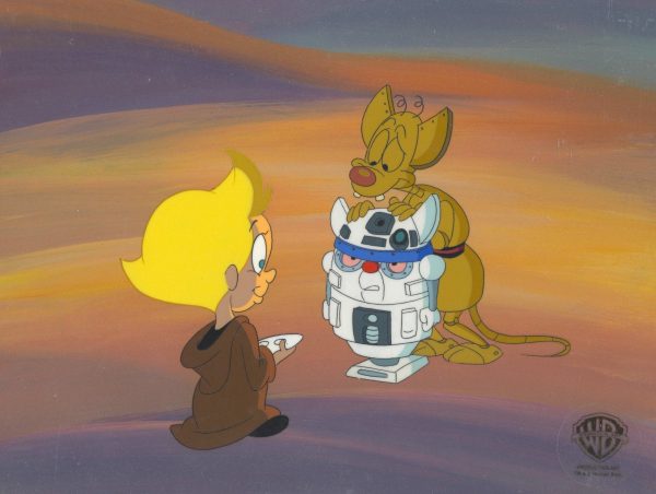 Pinky and the Brain Original Production Cel on Original Background: Star Warners Online Hot Sale