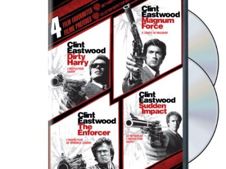 4-FILM FAVORITES: DIRTY HARRY COLLECTION (DIRTY HARRY   MAGNUM FORCE   THE ENFORCER   SUDDEN IMPACT) (BILINGUAL) on Sale