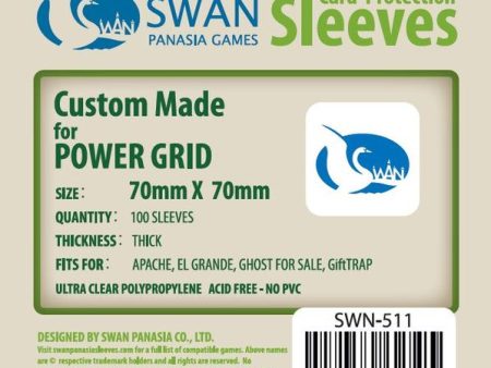 SWAN Sleeves - Card Sleeves (70 x 70 mm) - 100 Pack, Thick Sleeves Sale