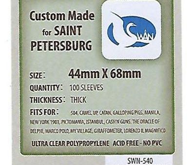 SWAN Sleeves - Card Sleeves (44  x 68 mm) - 100 Pack, Thick Sleeves For Sale