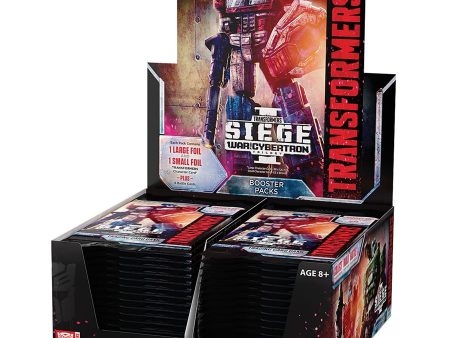 Transformers TCG: Wave 3 War for Cybertron - Siege 1 - Booster Display Online Sale