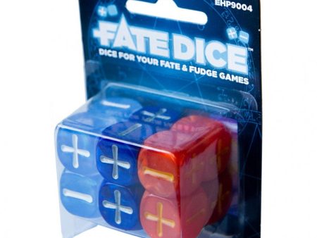 Fate Core Dice: Winter Knight *No Packaging* Fashion