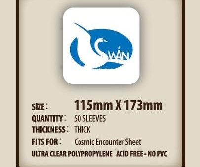 SWAN Sleeves - Card Sleeves (115 x 173 mm) - 50 Pack, Thick Sleeves For Sale